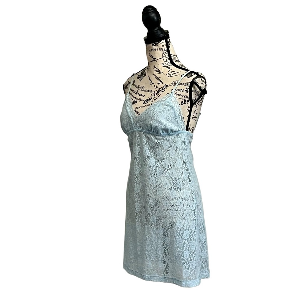 Cosabella Lace Sheer Mini Dress Womens Babydoll Pullover Night Out Party Club M - Picture 2 of 8